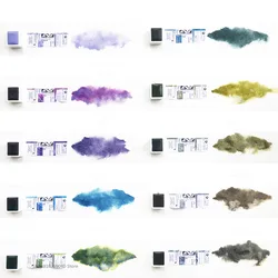 Pigment aquarelle à couches Super Vision, demi casserole pour peinture à l'eau solide, fournitures d'art pour artiste 