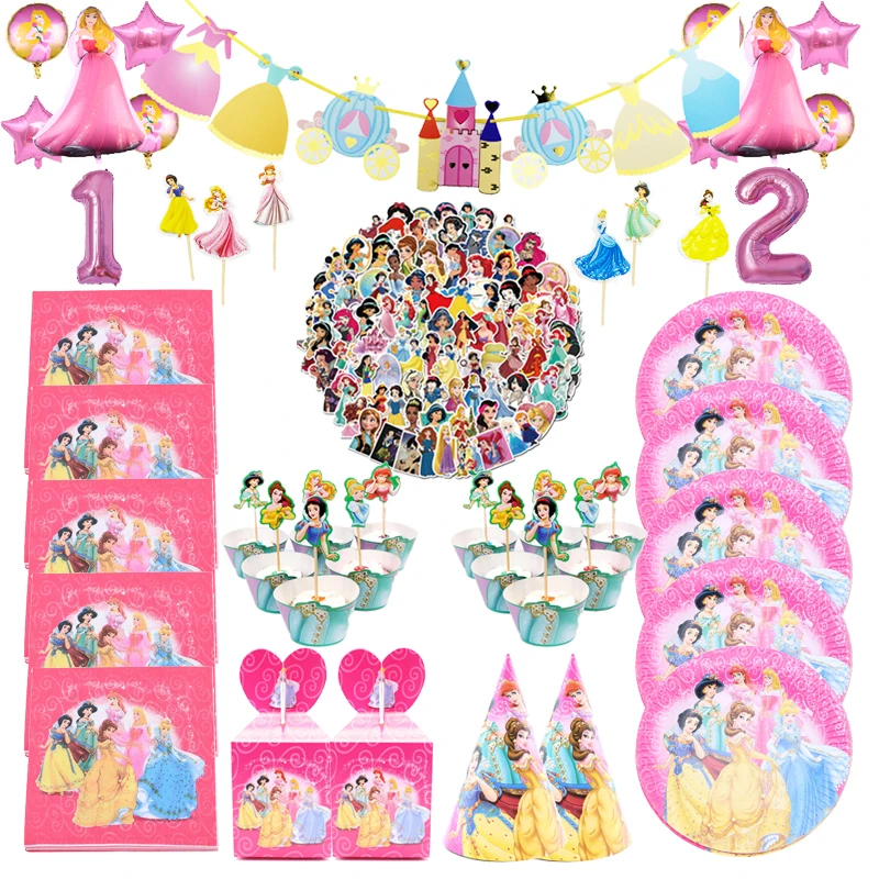 Disney Princess Birthday Party Cups Kids Party Cups Princess 
