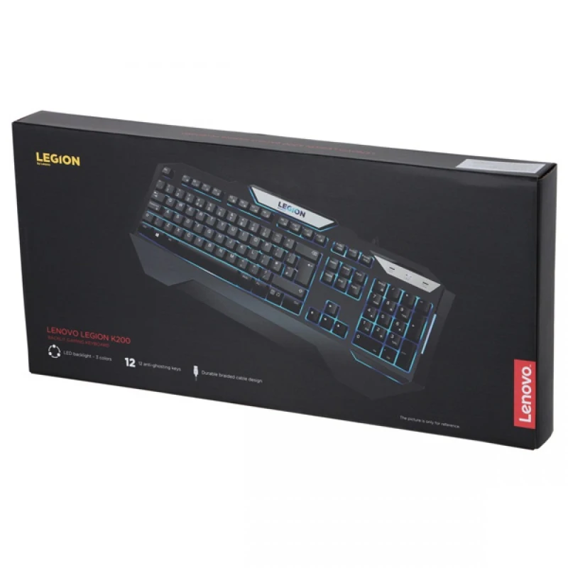 Клавиатура Lenovo Legion K200 Backlit Gaming Keyboard- RU(GX30P98215