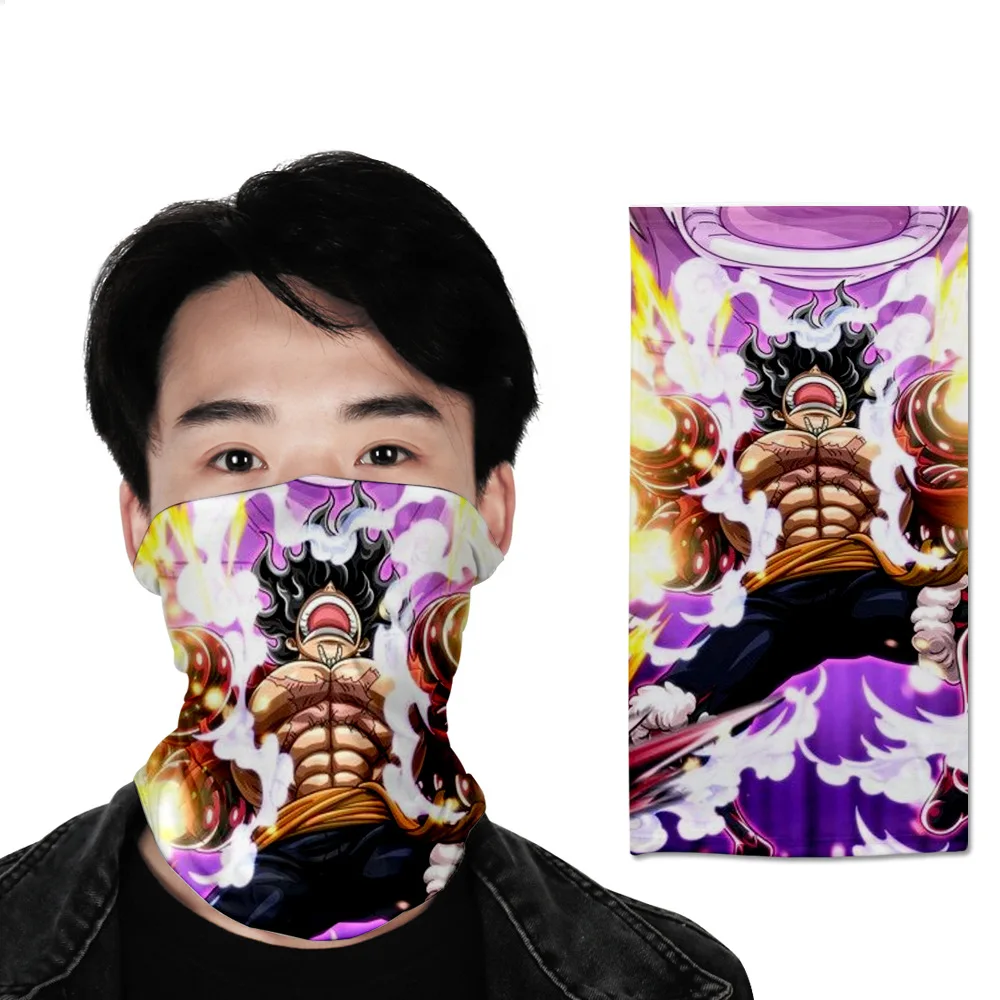 

ONE PIECE Masks Outdoor Activities Mountaineering Bicycle Ski Anime Cosplay Half Face Mask Scarf Multi Use Neck Half Face Mask
