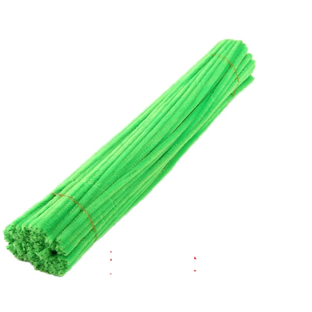 100pcs Solid Color Chenille Stems Pipe Cleaners Handmade Diy Art Crafts  Material Kids Creativity Handicraft Children Toys