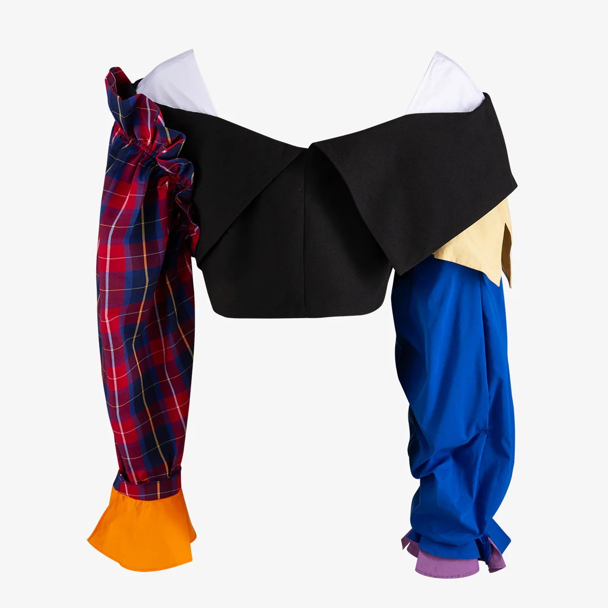 Women vintage Blouse V-neck Long Sleeve Loose Fit Plaid Button Panelled Spliced Shirt Tide Spring Autumn blusa feminina