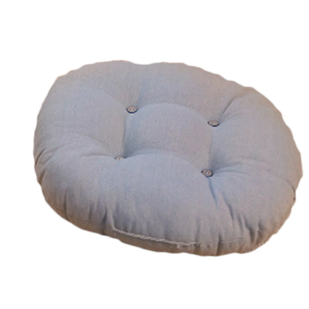 Подушка для сидения, утолщенная мягкая круглая подушка для стула татами, пол для балкона, подушка для сидения, коврик, домашняя поставка кресла, подушки для сидения, диванная подушка - Цвет: Синий