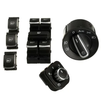 

5ND 941 431 B (10-pin) Switch Headlight Mirror Switch For Passat B6 CC Golf