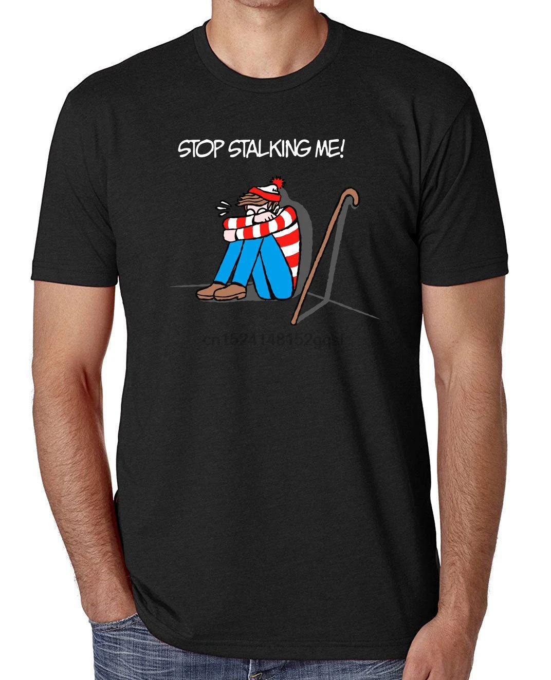Смешные комедийные футболки Wheres Wally Stop Stalking Me индивидуальный дизайн забавная