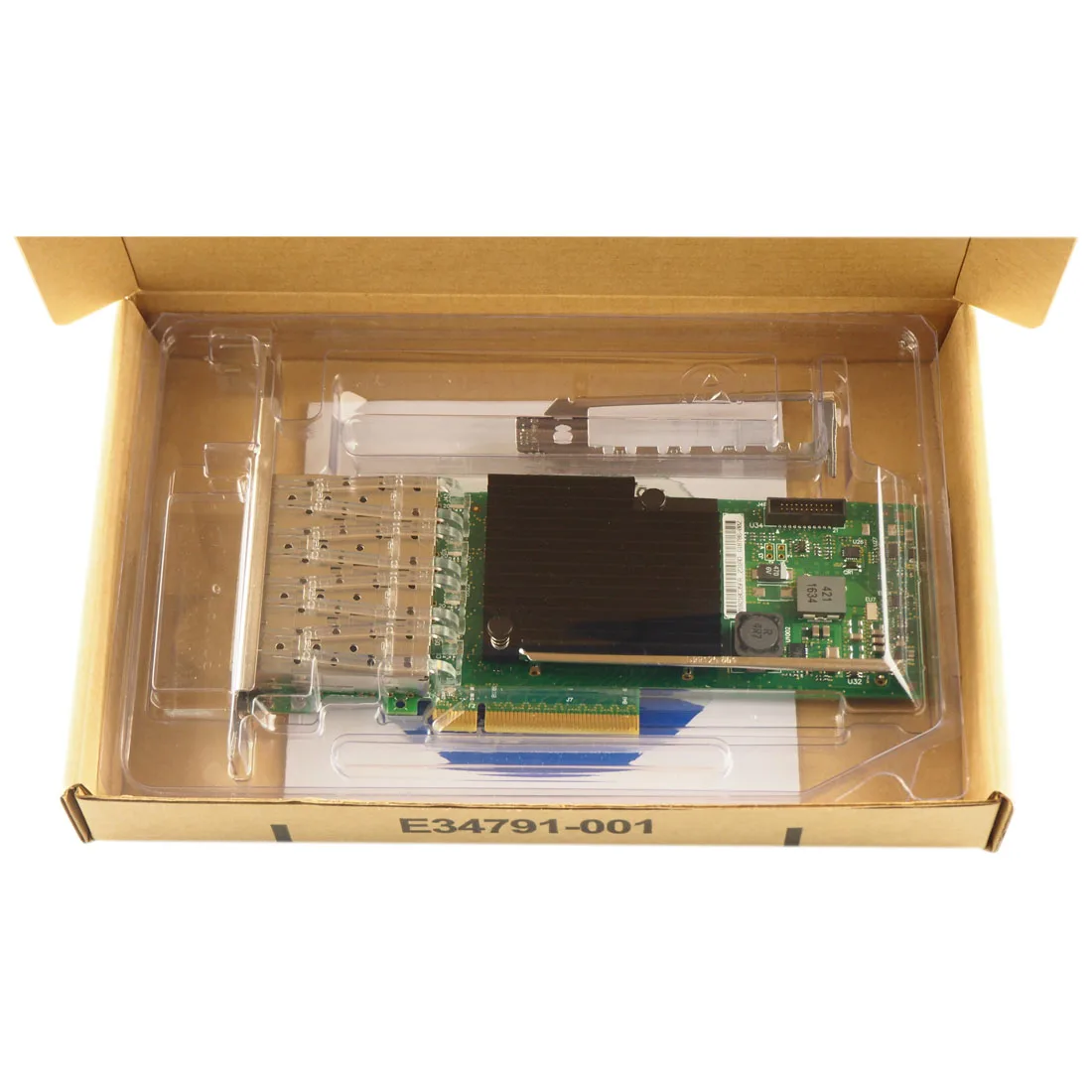 FLYBISH X710-DA4 인텔 XL710-BM1 포함 쿼드 포트 SFP + 네트워크 어댑터, 10G PCIe 3.0x8