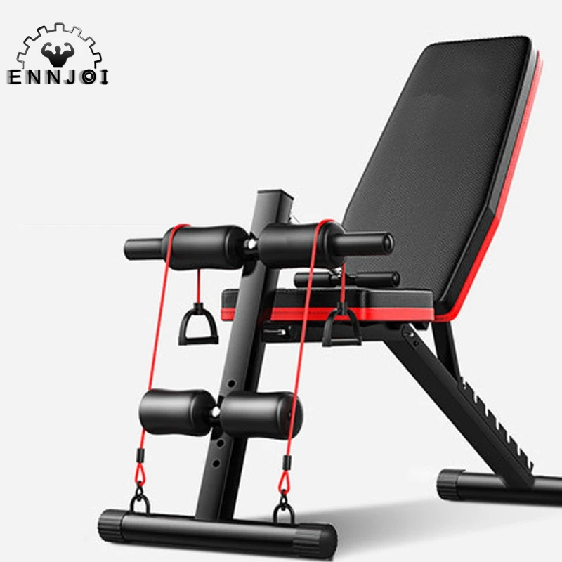 Foldable Dumbbell Bench Weight Training Fitness 7 Incline Adjustable Workout Gym 