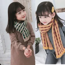 Лидер продаж, детский зимний шарф для девочек и мальчиков, детский шарф с помпоном, теплый для шеи теплые шарфы, Вязаная Шерстяная грелка для шеи echarpe B048