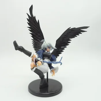

21cm Japanese Anime Game Utawarerumono Kamyu Black Wings Ver. Sexy Girls PVC Action Figure Model Collection Toys Decoration Gift