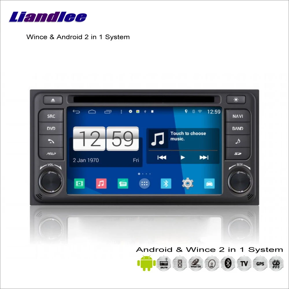 Автомобильная Мультимедийная стереосистема Liandlee на Android для Toyota Etios 2012 ~ 2013 радио