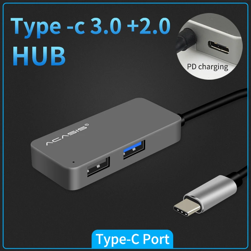 USB C HUB Type-c to Multi USB 3.0 Adapter PD Charging USB Splitter for MacBook Pro Air USB Dock Type C HUB