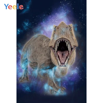 

Yeele Photocall Dinosaur Tyrannosaurus Rex Nebula Photography Backdrops Personalized Photographic Backgrounds For Photo Studio