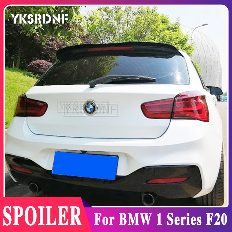 lund bug deflector YKSRDNF For BMW F20 116 118 120 125 M135I spoiler High Quality ABS Material Car Rear Wing Primer Color spoiler  2012-2015 hood deflector