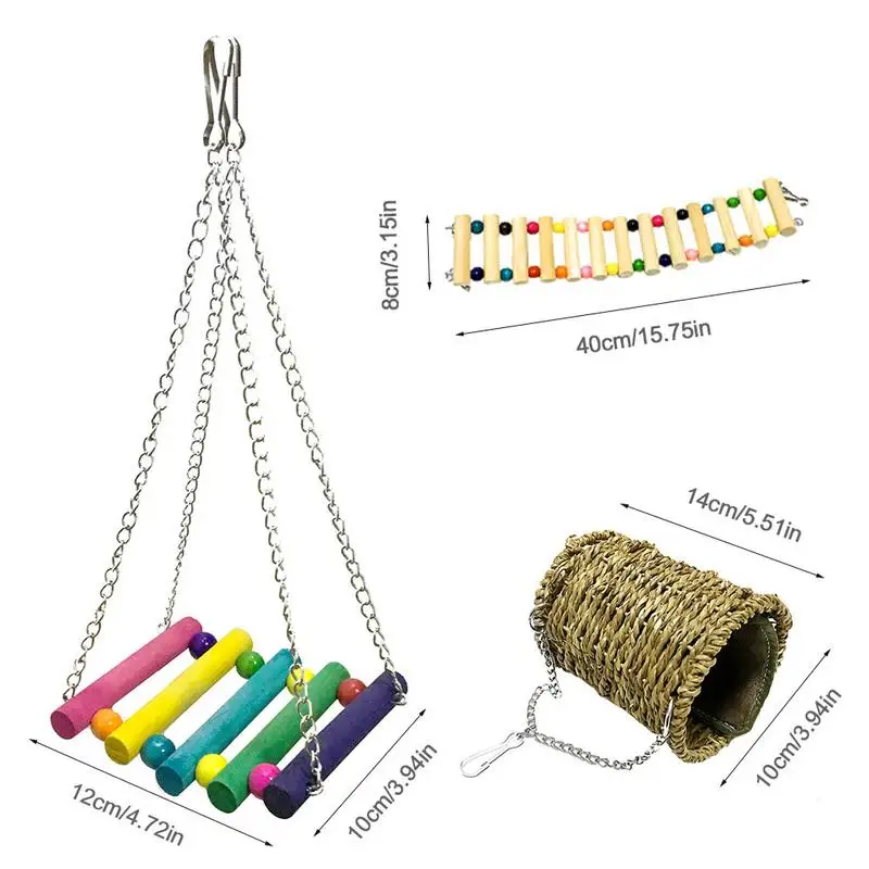 3-Piece-Pet-Toy-Pet-Ladder-Swing-Hammock-Nest-Swing-Pet-Hammock-Pet-Ladder-Hamster-Sugar (1)