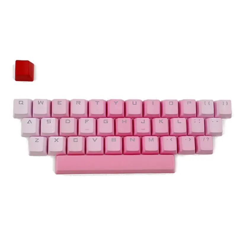 RGB PBT 35 ключей OEM двойной выстрел с подсветкой Keycaps для вишневой механической