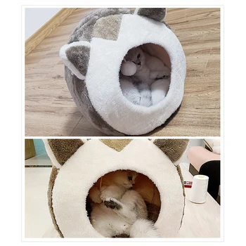 

Foldable Cat Bed House Kennel Nest Pet Nest Litter Dog Bed Sofa House Cushion Pet Products for Small Dogs Kitten Bed Pet product