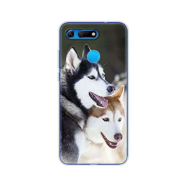 for Honor View 20 V20 Case TPU Funda Soft Silicone Cover For Honor V20 Capa Cute Animal pattern Silicone Phone