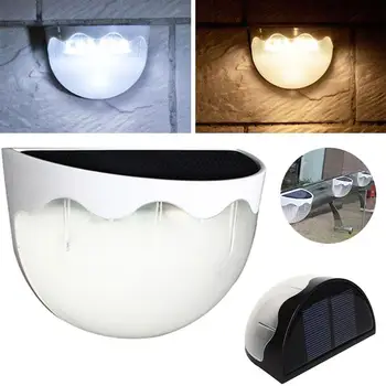 

Wall Light Solar 6 LED Street Lamp Landscape Security Garden Durable Walkway Lights Home Outdoor Eco-Friendly