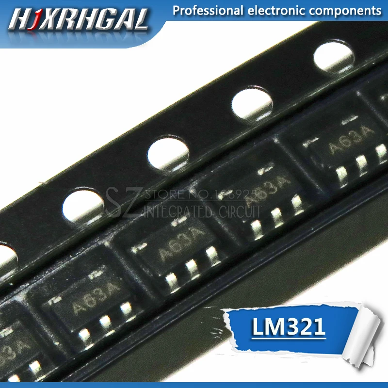 1 шт. LM321 SOT23 LM321MFX SOT-23 маломощный одиночный Op Amp общего описания HJXRHGAL | Электронные