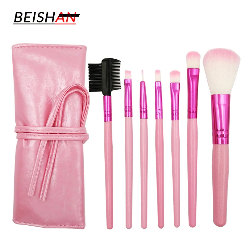 Набор кистей для макияжа 7 шт./набор тени век подводка глаз кисти бровей