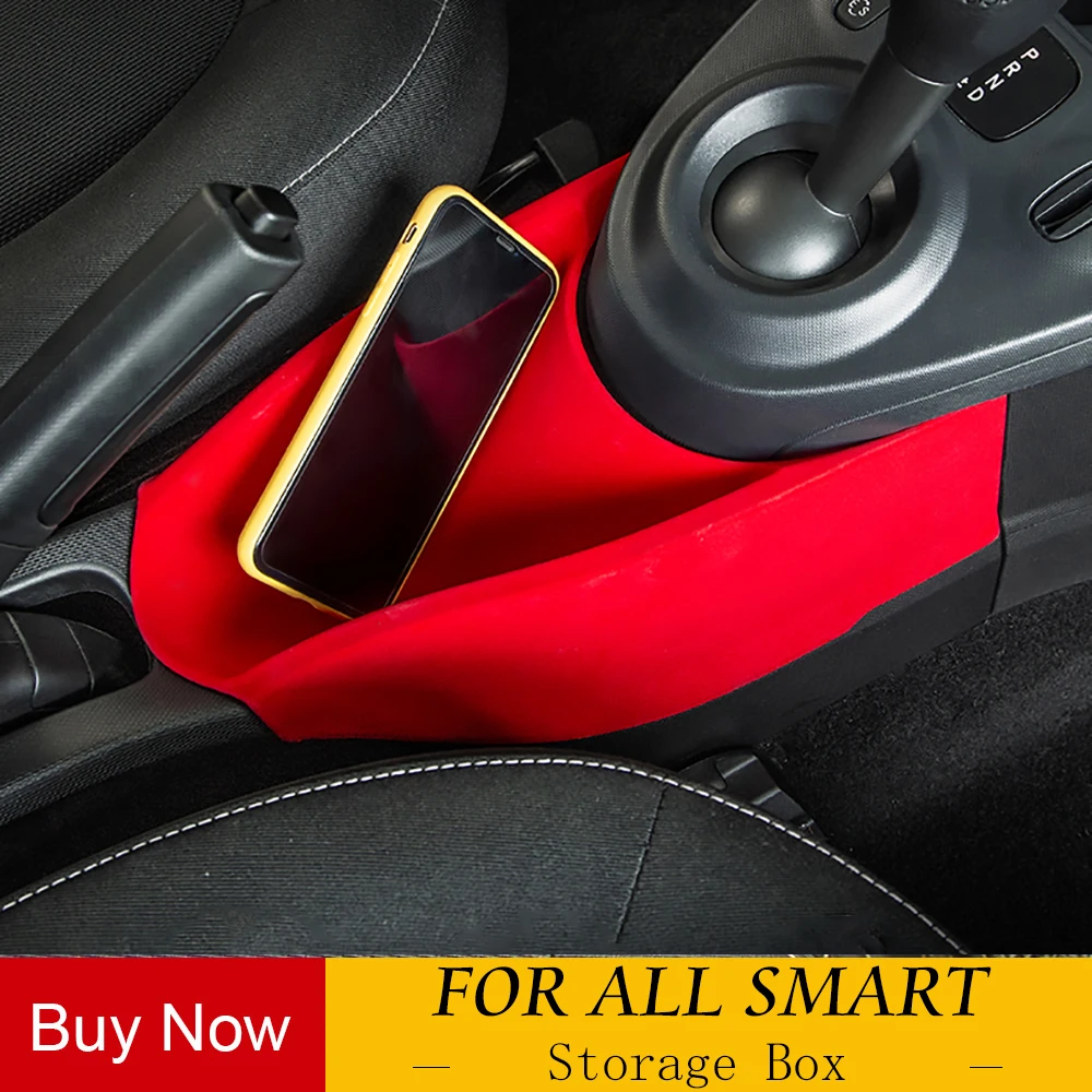 For Smart 453 fortwo forfour Car cover Accessory Armrest Center Storage Box Container Glove Organizer Case mercedes Accessories
