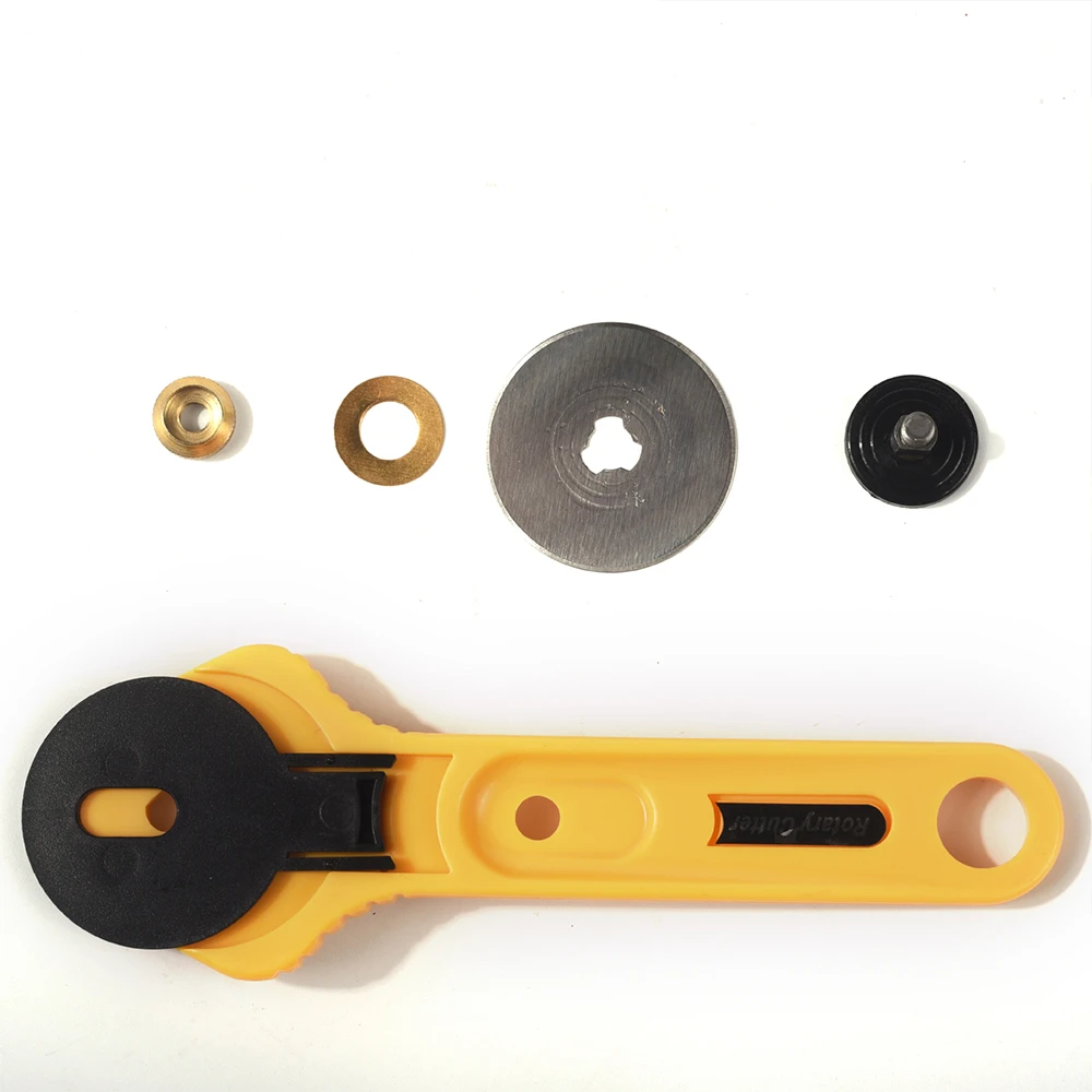 28mm Patchwork Roller Wheel Round Knife Cloth Cutting Knife Knife Leather Craft Fabrics Rotary Cutter For Leather Fabrics-3