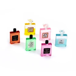 Accessoires miniatures pour maison de poupée 1/12, 6 pièces, Mini bouteille de parfum en résine, modèle de jouets de Simulation pour décoration de maison de poupée 