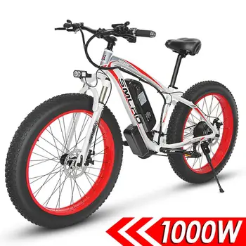 

Urban Electric Bike 1000W 48V 26 Inch Lithium Battery Mountain Snow Men Women E-bike Beach High Quality Bicycle Hot Sell