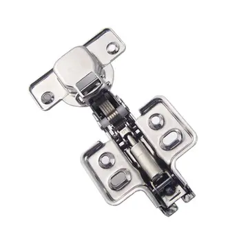 

4PCS Stainless Steel Door Hydraulic Hinges Damper Buffer Soft Slow Close Mute Concealed Hinge for Cabinet Kitchen Wardrobe