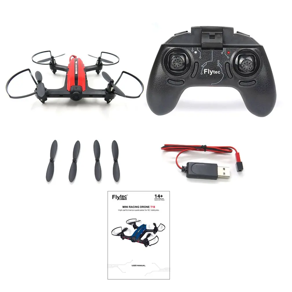 Flytec T18 rc мини-Дрон игрушки для детей рождественский подарок Wi-Fi FPV 720P HD Камера 6-axis