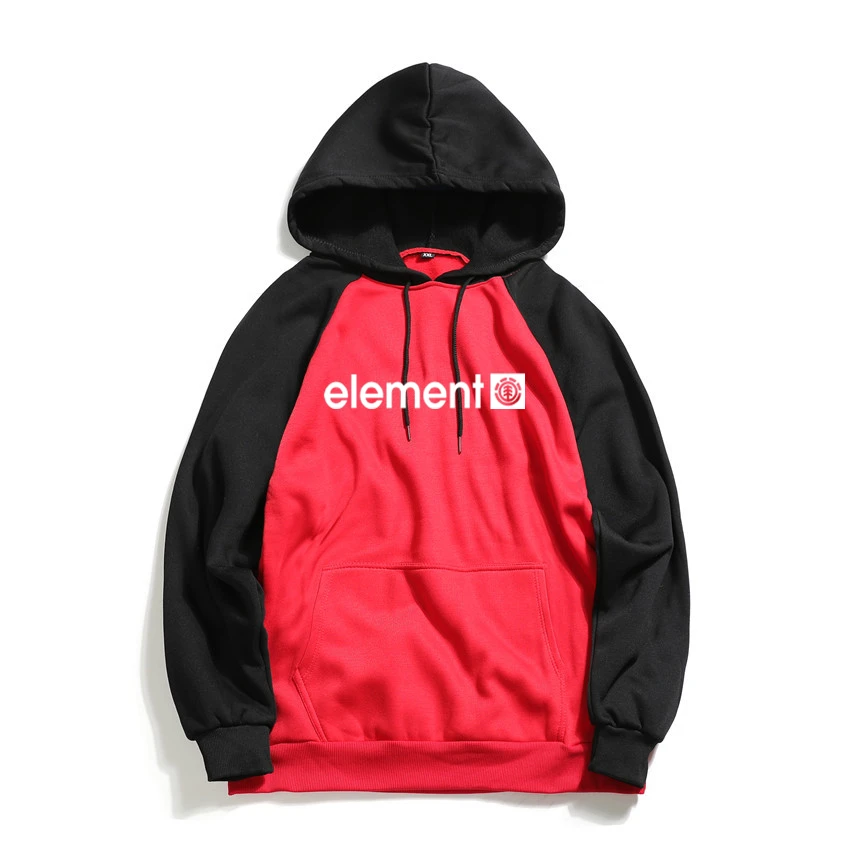 Autumn Winter Men Sweatshirts Raglan Hoodies Streetwear Element Fashion Letter Printed Hoody Long Sleeve Hoodies Brand Hoodie