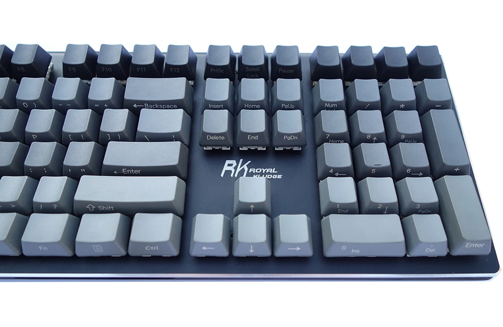 NPKC 112-key OEM PBT Keycaps ANSI ISO серый-темно-серый-черный смешанный для Cherry MX переключатели механическая клавиатура