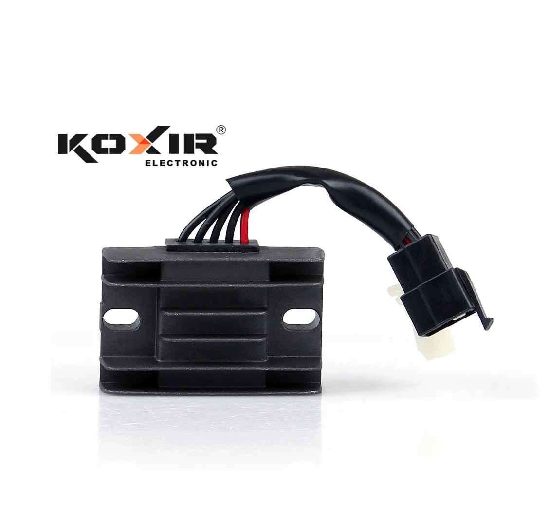 KOXIR мотоциклетный Регулятор выпрямителя двухфазный для Suzuki GN125 1982-2001 AN125 AN150 5 проводов GZ125 GZ250