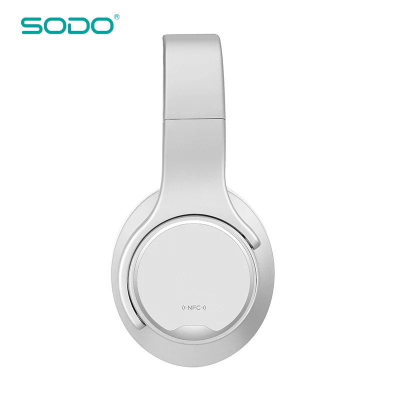 Высококачественные поворотные Bluetooth наушники SODO MH1 NFC 2 в 1 с динамиком