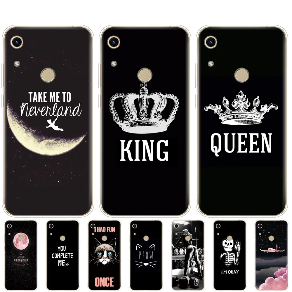 For huawei honor 8A pro Case coque Silicon TPU phone Cover On for Huawei 8A JAT-LX1 copa 8 A Honor 8A pro JAT-L41 bumper black
