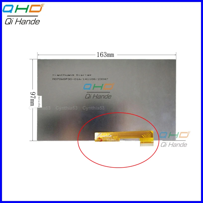 Новый ЖК-дисплей 7 дюймов панель планшетного ПК для ARCHOS 70 70B 70C XENON AC70XEC медный 3G