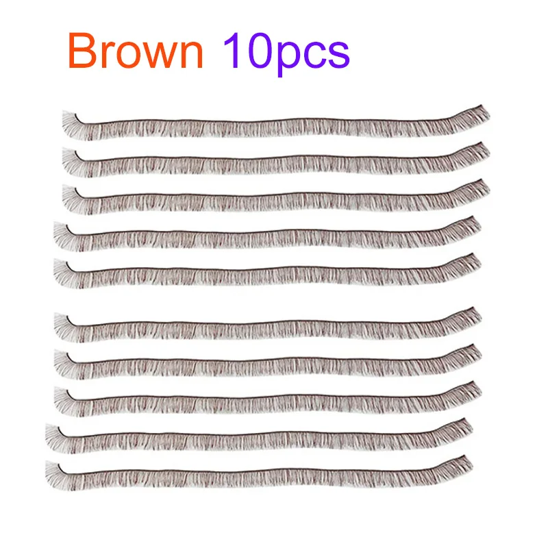 10Pcs DIY Doll False Eyelashes Eye Lash For Toys Dolls Accessories