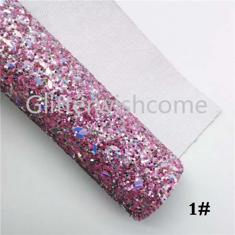 Glitterwishcome 21X29 см А4 Размер синтетическая кожа, плотная блестящая кожа, искусственная ткань из искусственной кожи винил для бантов, GM688B