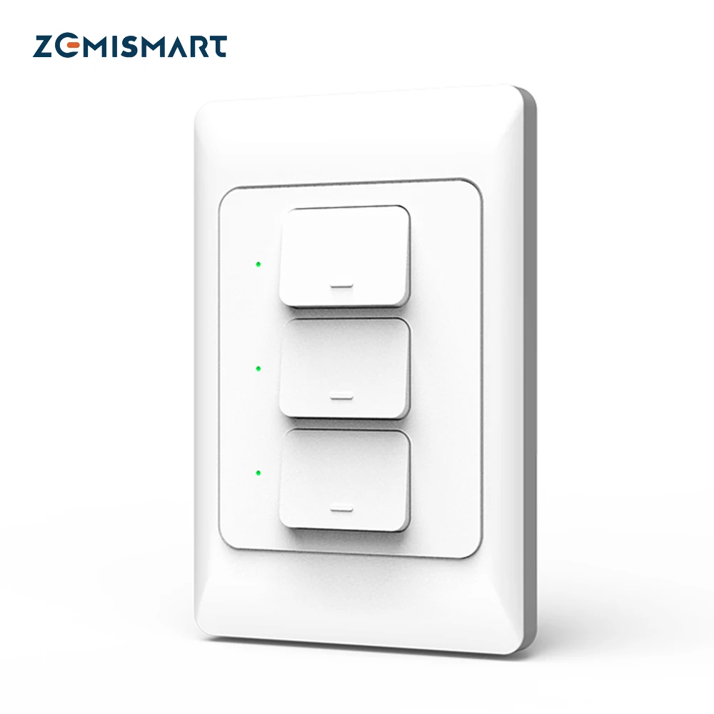 Настенный выключатель Zemismart US AU Wi Fi настенный светильник Alexa Google Home TUYA управление