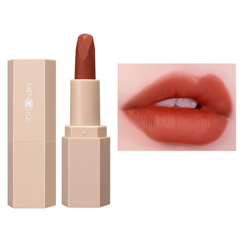 6pcs Mousse Velvet Lipstick Kit Pigments Lip Makeup Long-lasting Waterproof Non-stick Cup Matte Lipstick Set Cosmetic Beauty