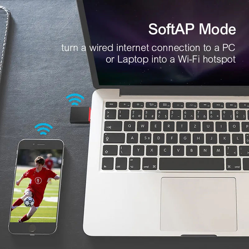 Tenda U3 usb адаптер мини 300 Мбит/с беспроводной N адаптер wifi сетевые карты Портативный WiFi точка доступа подключи и играй Сетевая карта легко