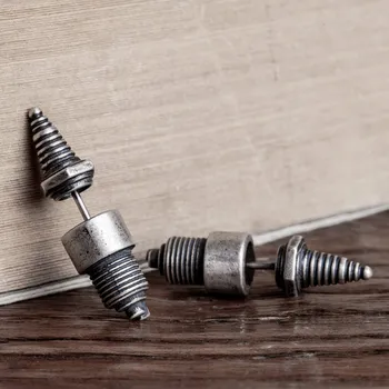 

25 spark plug earrings steampunk non-mainstream distressed jewelry
