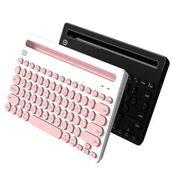 

Phone Multi-Device Mini Portable Lightweight Silent Typing Accessories For Tablet Desk Wireless Bluetooth Keyboard Home Office