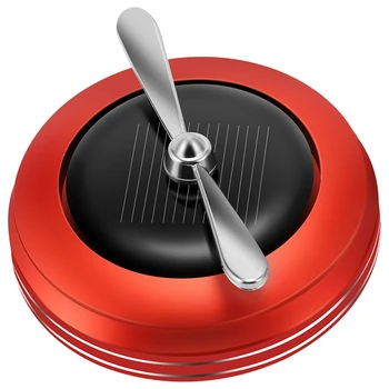 

Car Perfume with Five Aromatherapy Tablets Solar Car Perfume Car Aromatherapy,Red