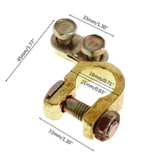 Новая одежда для маленькой девочки 2 шт Замена Авто Батарея клемму зажимы медный разъем 1XCF Новая одежда для маленькой девочки 2 шт Замена Авто Батарея клемму зажимы медный разъем 1XCF