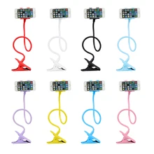 2021 suporte do telefone universal flexível 360 clipe titular do telefone celular móvel cama preguiçoso suporte de mesa suporte de montagem suporte base