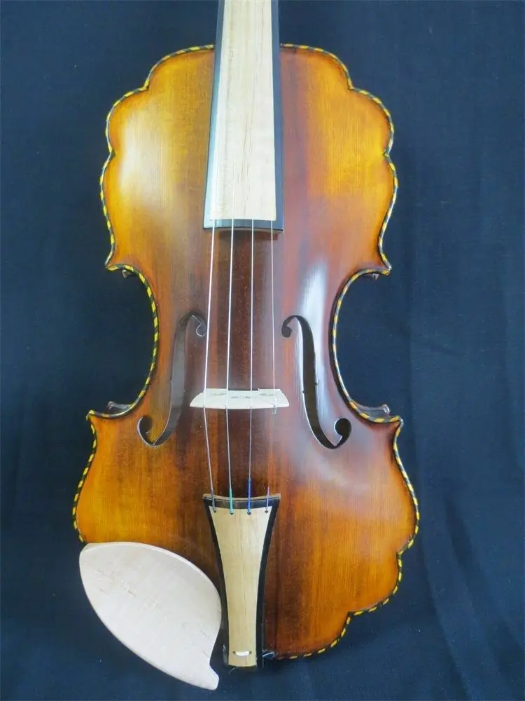 Baroque style SONG Concert violin 4/4,shell inlaid on back,Powerful sound #11122