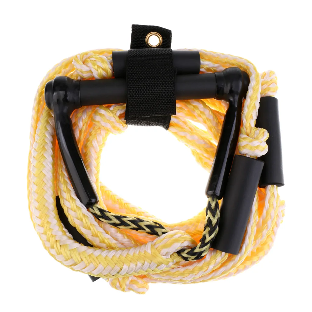 24' Pro Water Ski Rope, Wakeboard Rope for Waterskiing, Wakeboarding and Kneeboarding- High Visibility& Durable