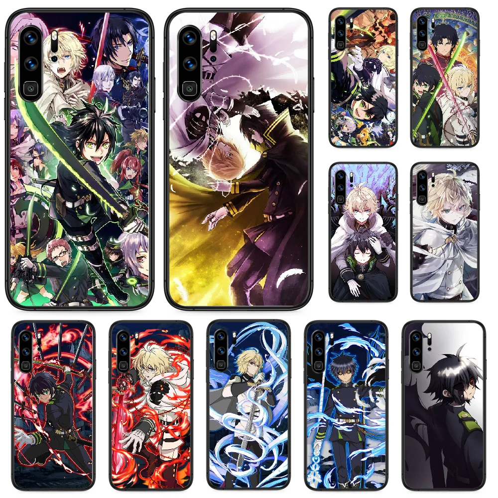 Owari no Seraph Of The End чехол для телефона Huawei P 9 Smart 10 20 30 40 8 Lite Mini Z 2019 Pro черный силиконовый
