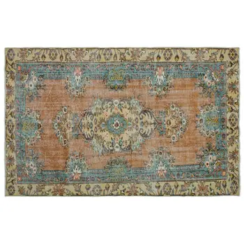 

Handmade Natural Vintage Turkish Area Rug 174x275 Cm-5'9''X9'0''